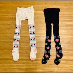 2 set of girls tights